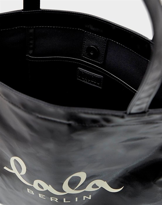 Tova Tote Coated Canvas Taske - Black